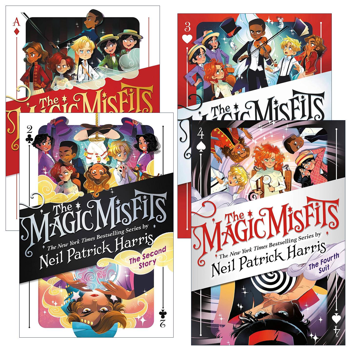 英文原版 The Magic Misfits 非凡魔术团 魔法边缘少年系列1-4册 英文版 进口英语原版书籍