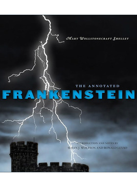 英文原版 The Annotated Frankenstein 弗兰肯斯坦 科学怪人 精装彩插注释版  Susan J. Wolfson 哈佛大学出版社 进口英语原版书籍