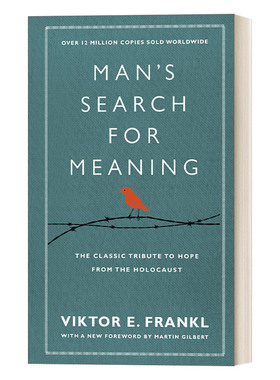 活出生命的意义 维克多 弗兰克尔 精装 Man's Search For Meaning  英文原版心理学读物 进口英语书籍
