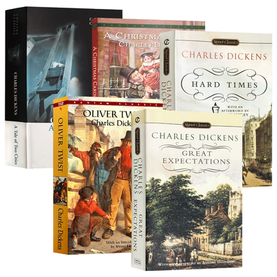 狄更斯系列小说5册英文原版