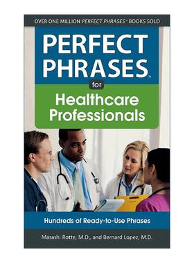 英文原版 Perfect Phrases for Healthcare Professionals 医疗专业人员的完美短语 英文版 进口英语原版书籍