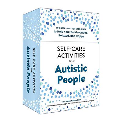 英文原版 Self-Care Activities for Autistic People 自闭症患者的减压方法 100个分步练习 精装闪卡 英文版 进口英语原版书籍