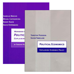 练习册 Political Press 英文原版 2册 进口英语原版 The 英文版 Economics 书籍 MIT 解释经济政策 政治经济学