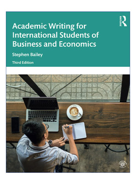 英文原版 Academic Writing for International Students of Business and Economics 国际商科学生学术写作 第3版 进口英语书籍