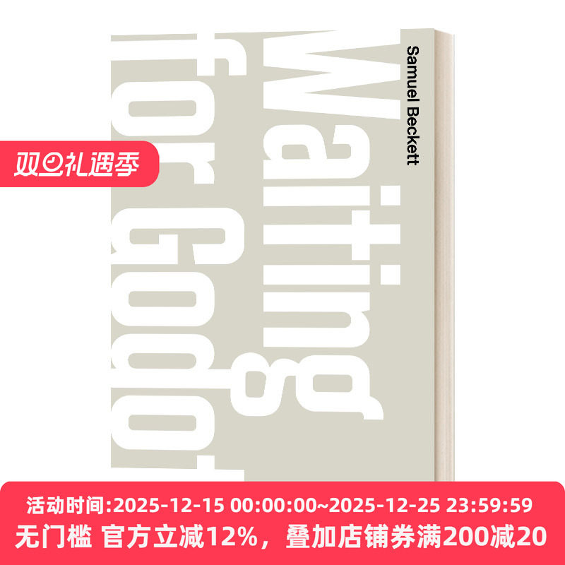 Waiting for Godot 等待戈多 塞缪尔贝克特 两幕悲喜剧 英文原版文学读物 进口英语书籍