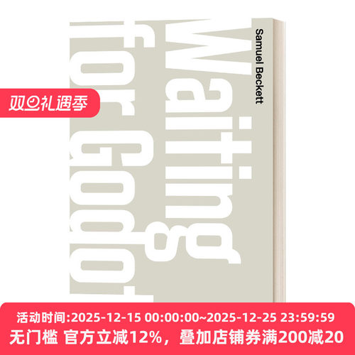 Waiting for Godot 等待戈多 塞缪尔贝克特 两幕悲喜剧 英文原版文学读物 进口英语书籍