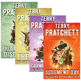 普拉切特 4册 The Discworld 奇幻小说 英文原版 Science 碟形世界科学系列1 进口英语书籍 Terry Pratchett特里