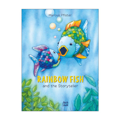 英文原版 Rainbow Fish and the Storyteller 彩虹鱼与讲故事的人 儿童图画故事书 英文版 进口英语原版书籍