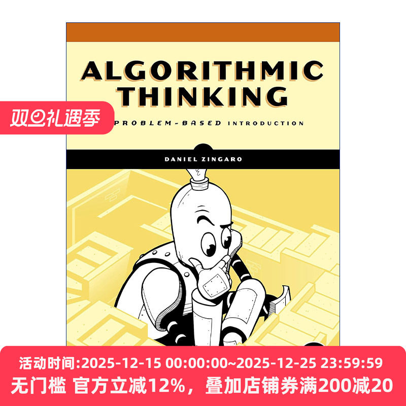 英文原版 Algorithmic Thinking A Problem-Based Introduction 算法思维 基于问题的导论 计算机 英文版 进口英语原版书籍