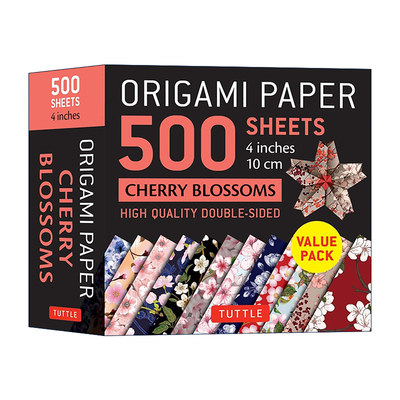 英文原版 Origami Paper 500 Sheets Cherry Blossoms 4
