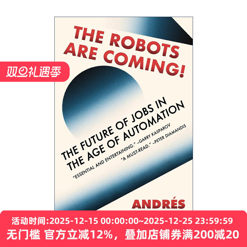 英文原版 The Robots Are Coming! 改变未来的机器 人工智能时代的生存之道 Andrés Oppenheimer 英文版 进口英语原版书籍