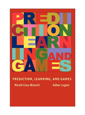 英文原版 Prediction Learning and Games 预测 学习和游戏 精装 Nicolo Cesa-Bianchi 英文版 进口英语原版书籍