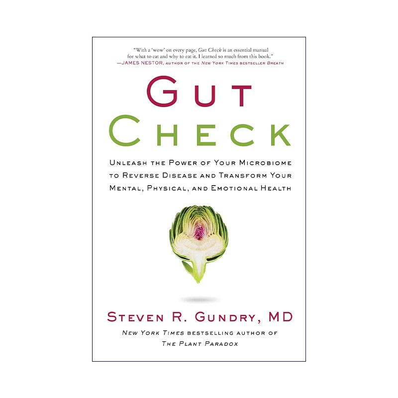 英文原版 Gut Check 肠道检查 释放你的微生物群的力量 扭转疾病 改变你的精神 身体和情绪健康 精装 英文版 进口英语原版书籍