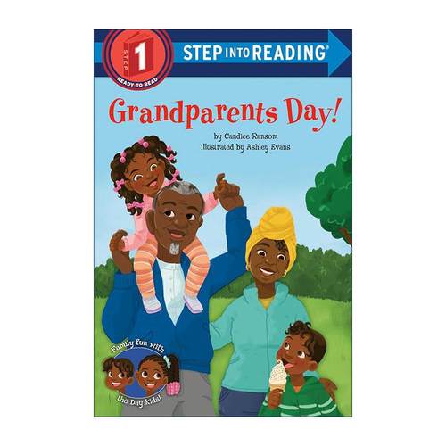英文原版 Step into Reading 1 Grandparents Day 和爷爷奶奶在一起的一天 兰登经典分级读物 英文版 进口英语原版书籍
