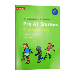 英文原版 for 柯林斯剑桥少儿英语一级测试题 小学教辅考试类书 Tests Starters Pre Practice