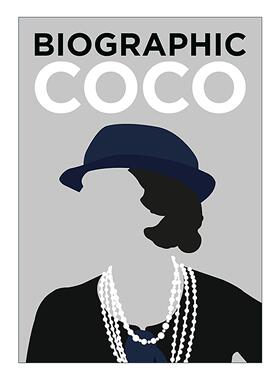 英文原版 Biographic Coco 可可·香奈儿 时尚品牌创始人 信息图表式精装名人传记 英文版 进口英语原版书籍