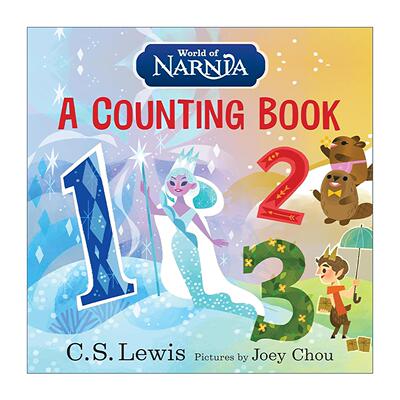 英文原版 World of Narnia A Counting Book 纳尼亚的世界之学数数 纸板书 英文版 进口英语原版书籍