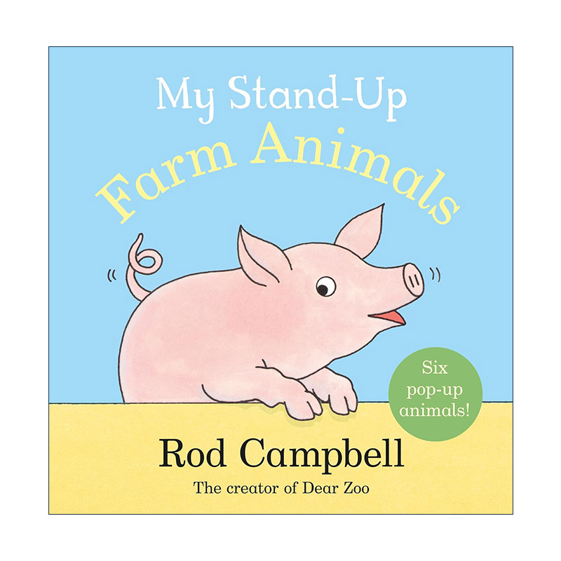 英文原版 My Stand Up Farm Animals 我的农场动物立体书 低幼儿童启蒙认知纸板书 英文版 进口英语原版书籍