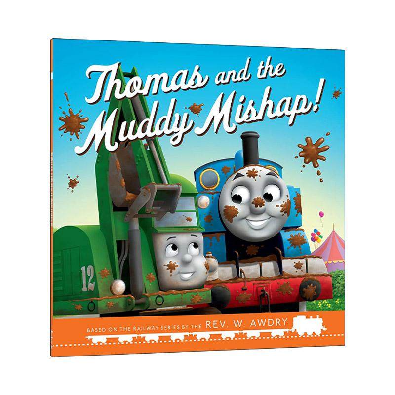 英文原版 Thomas & Friends Thomas and the Muddy Mishap 托马斯小火车绘本 托马斯与泥巴事故 儿童友谊故事 进口英语原版书籍