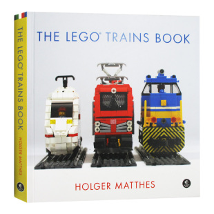 火车模型设计与搭建技巧 Book Trains Lego 儿童读物书籍 英文原版 The 乐高创意指南