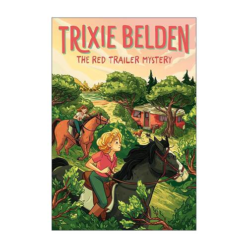 英文原版 The Red Trailer Mystery Trixie Belden Girl Detective 02 少女侦探崔西·贝尔登系列2 红拖车之谜 儿童推理小说