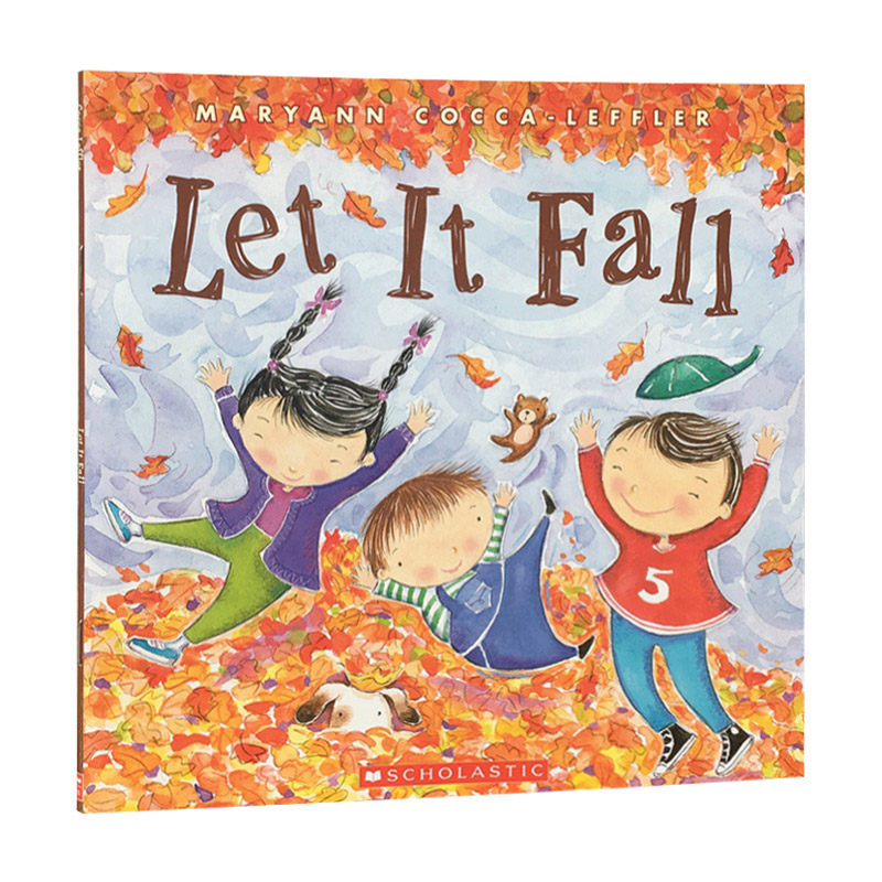 let it fall 秋季落叶飘 感知秋天的色彩 英文原版儿童英语启蒙绘本4