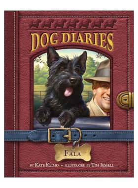 英文原版 Dog Diaries #8 Fala 小狗日记系列08 儿童章节桥梁故事书 Kate Klimo 英文版 进口英语原版书籍