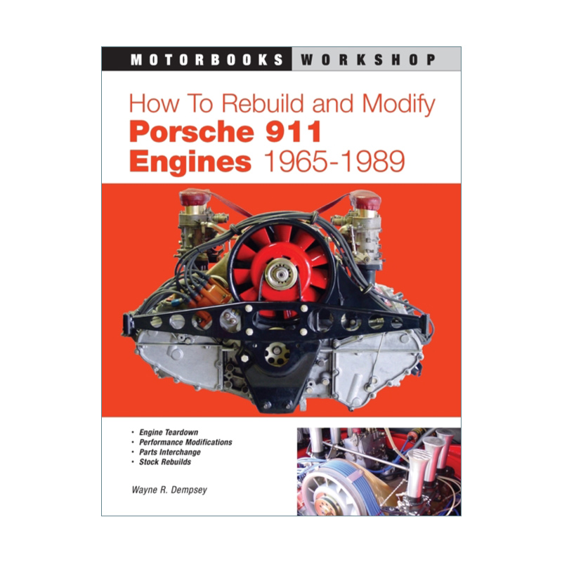 英文原版 How to Rebuild and Modify Porsche 911 Engines 1965-1989 如何重建和修改保时捷911 发动机1965-1989进口英语原版书籍 书籍/杂志/报纸 科普读物/自然科学/技术类原版书 原图主图