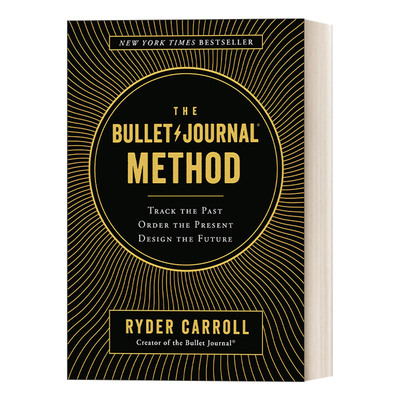 英文原版 The Bullet Journal Method 子弹笔记 互联网时代重新定义“效率”的超级笔记术 Ryder Carroll 英文版 进口英语原版书籍