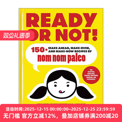 英文原版 Ready or Not 原始饮食法2 精装食谱 英文版 进口英语原版书籍