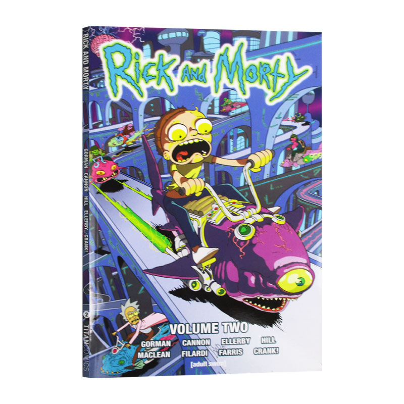 莫蒂漫画2 rick and morty volume two 英文原版同名卡通动画 美国