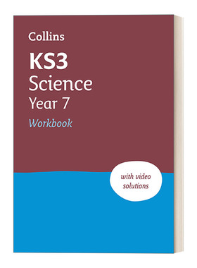 Collins KS3 Science Year 7 Workbook new edition 柯林斯英国初中七年级科学练习册 2023新版 英文原版中学教辅 进口书籍