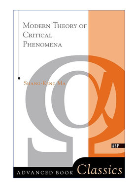 Modern Theory Of Critical Phenomena 临界现象的现代理论 加州大学圣地亚哥分校马上庚