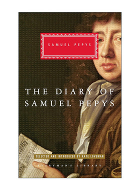 英文原版 The Diary of Samuel Pepys Everyman'S Library Classics 塞缪尔·佩皮斯日记选集 人人图书馆经典精装收藏版 英文版