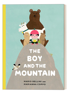 英文原版 The Boy and the Mountain 男孩和山 3-7岁儿童户外活动露营主题艺术精装绘本 名家Marianna Coppo 英文版 进口英语书籍