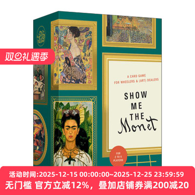 英文原版 Show Me the Monet A Card Game for Wheelers and Art Dealers 卡牌游戏 模拟画商 艺术爱好者 收藏家 进口英语原版书籍