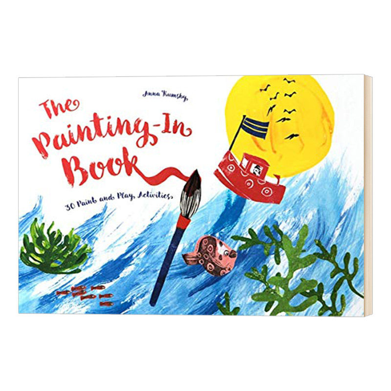 书中作画 The Painting In Book 30 Paint and Play Activities 30种绘画游戏活动书 英文原版儿童绘本 英文版进口英语书籍
