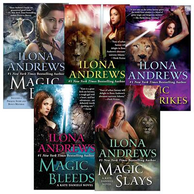 英文原版 Kate Daniels 魔法佣兵1-5册 女性奇幻冒险小说 英文版 进口英语原版书籍