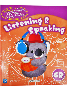 培生香港朗文小学英语教材 Primary Longman Express 6B Listening speaking 六年级下学期听说练习册 英文原版第二版朗文快车PLE