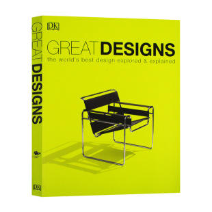 Great Designs 产品设计案例探索和剖析 DK伟大 艺术设计参考书 平面 英文原版 进口英语书籍 设计