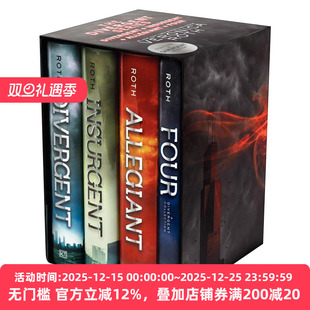 The Divergent Series 分歧者系列1-4册盒装 精装 纽约时报畅销书 英文原版奇幻小说 进口英语书籍