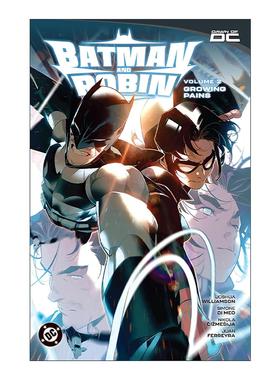 英文原版 Batman and Robin Vol. 2 Growing Pains 蝙蝠侠与罗宾 卷二 成长的烦恼 DC漫画 英文版 进口英语原版书籍