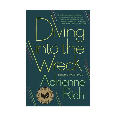英文原版 Diving into the Wreck 潜入沉船 1971-1972年间诗歌集 女人所生作者 英文版 进口英语原版书籍
