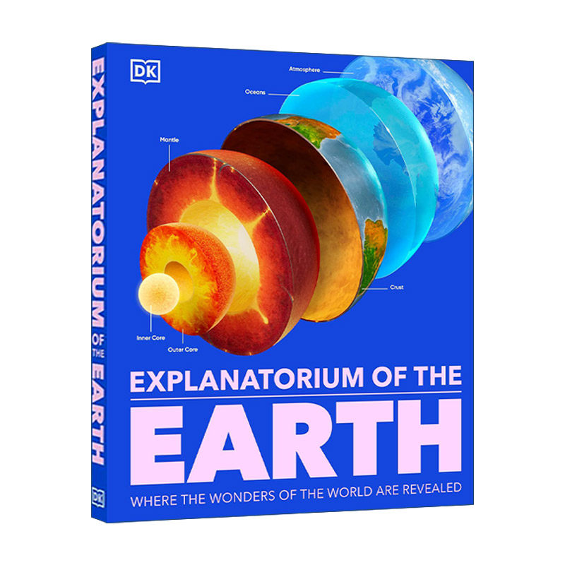 英文原版 Explanatorium of the Earth 地球运转的秘密 DK儿童科普图解百科全书精装 英文版 进口英语原版书籍