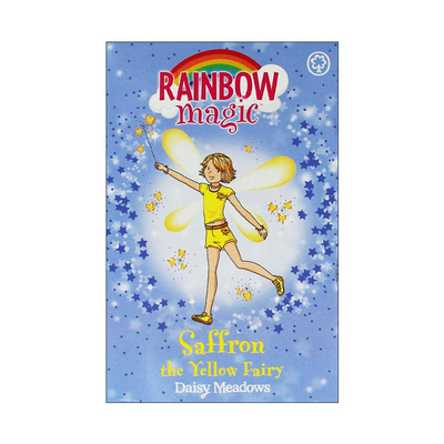 英文原版 Rainbow Magic Saffron The Yellow Fairy 彩虹魔法仙子 黄色仙子莎弗伦 儿童奇幻章节桥梁书 英文版 进口英语原版书籍