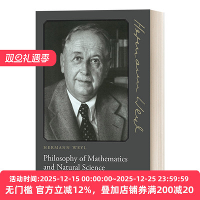 英文原版 Philosophy of Mathematics and Natural Science 数学与自然科学之哲学 Hermann Weyl 英文版 进口英语原版书籍