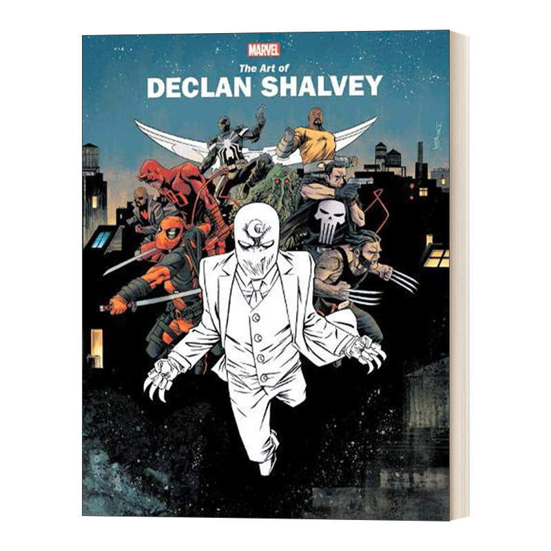 Marvel Monograph: the Art of Declan Shalvey 漫威画师画集 书籍/杂志/报纸 文学小说类原版书 原图主图