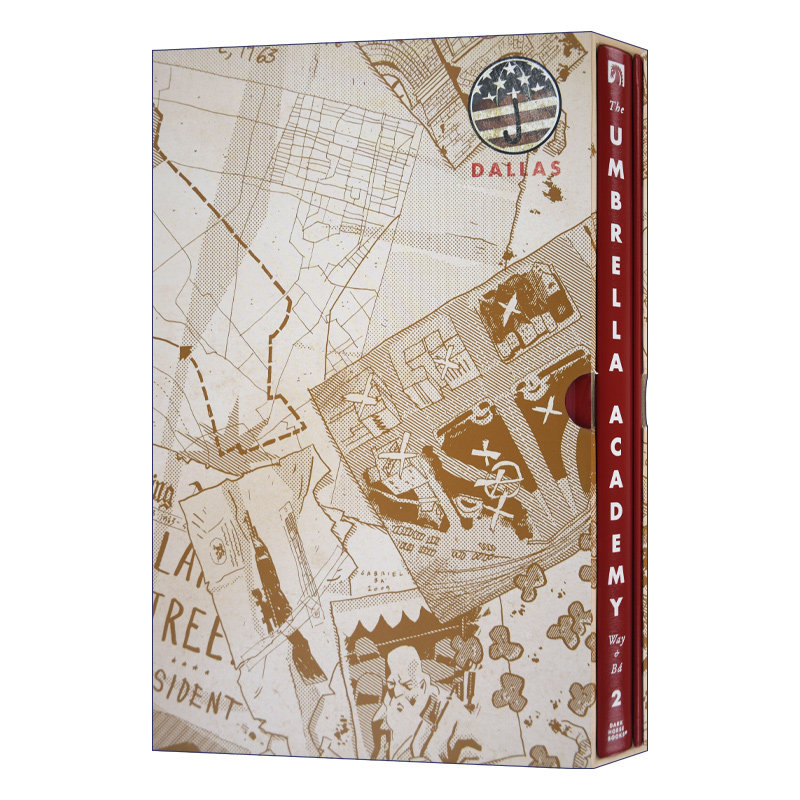 英文原版 The Umbrella Academy Volume 2 Dallas 伞学院漫画2 盒装豪华收藏版 精装 Deluxe Edition 英文版 进口英语原版书籍