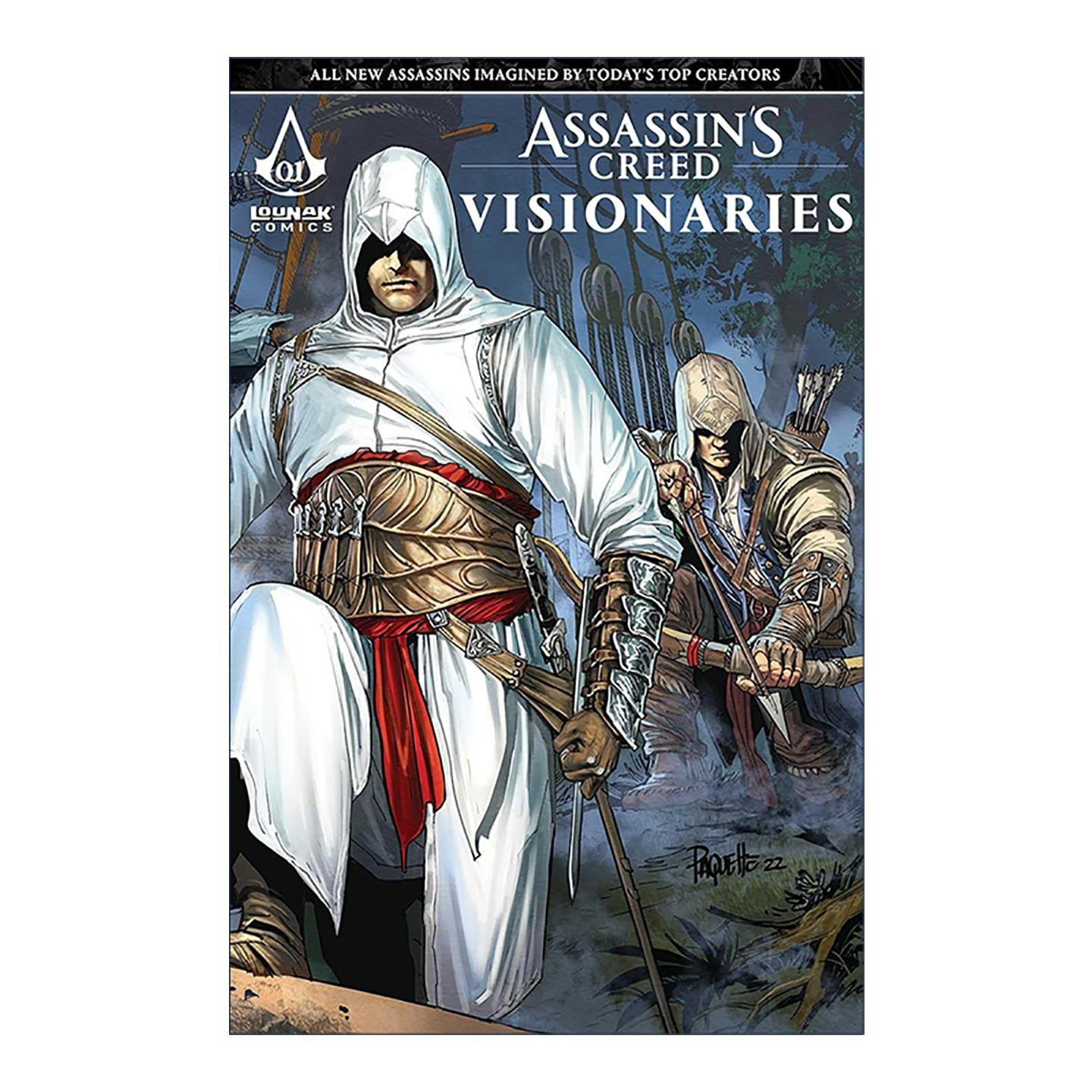 英文原版 Assassin's Creed Visionaries Vol 1 刺客信条 愿景 漫画卷一 英文版 进口英语原版书籍