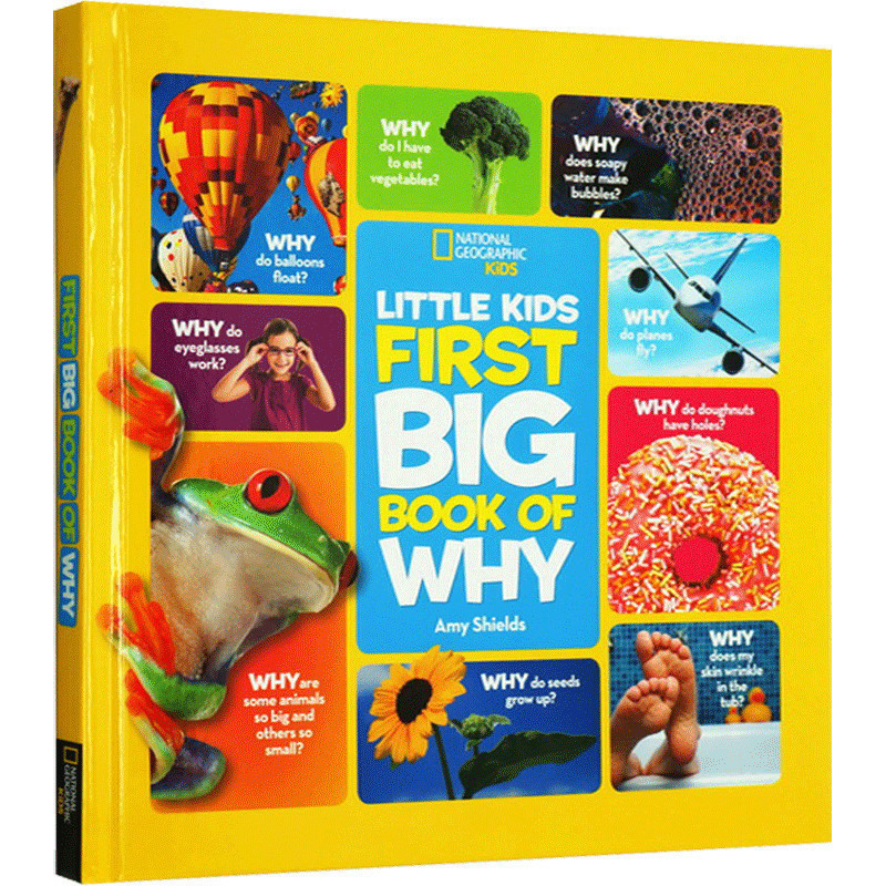 美国国家地理儿童科普百科书 National Geographic Little Kids First Big Book of Why 彩色绘本图画书 英文原版儿童科普进口书籍
